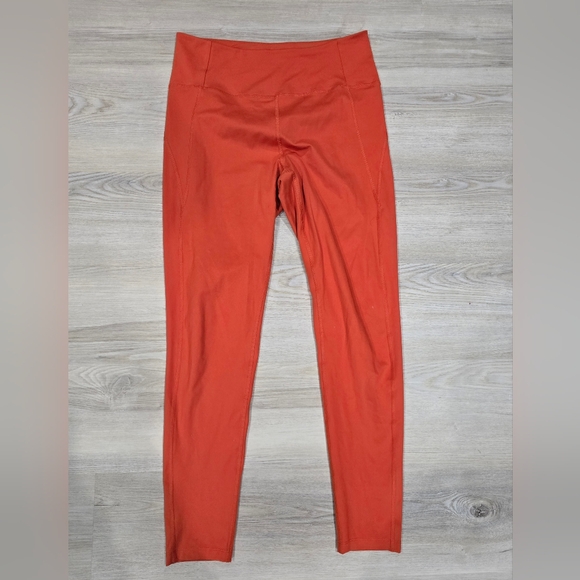 Girlfriend Collective Compressive High Rise Leggings Burnt Orange Size XL - Picture 1 of 5